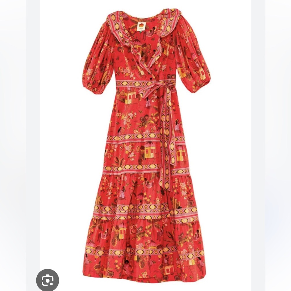 Farm Rio Secret Garden Maxi Dress - Picture 1 of 6